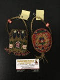 Pair of vintage Christmas Corner purses for the Bon Marche