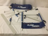 Hank Haileys Plane Finder Golf swing trainer, w/manual & bag. Approx. 30x8x8 inches.