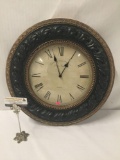 Modern Edinburgh clock work co. Plastic ornate clock.