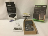 Yamaha wireless network adapter YWA-10 No. 21Z477913WY and a Belkin SongStream BT HD Bluetooth audio