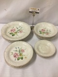 Sixteen pieces of Japanese Mikasa Laurel floral China, dishes, bowls, saucers, & plates, set for