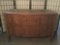 Antique 3 drawer tiger oak dresser with fantastic grain - no key some age wear