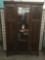 Antique art deco wardrobe armoire with classic molding/detail - multiple pieces