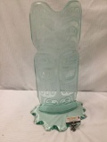 Alaskan Inuit PNW David Montpetit signed luminous glass bear totem - limited series #'d 1/15