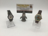 Pair of Vintage Walt Disney character watches, - Lorus Mickey Mouse * Winnie The Pooh