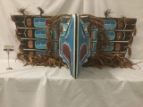 Large 2003 Pacific NW Native American Sea Eagle Transformation Shaman mask by Jonathan Henderson