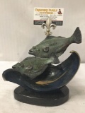 1993 Odd Couple bronze sculpture by Jacques & Mary Regat #'d 26/150 - approx value $1250-$2000