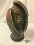 1982 bronze sculpture of an eagle/woman by Jacques & Mary Regat #'d 24/25