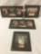 Four original Gone with the Wind framed photo prints and original film cells w/COAs