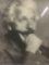 Portrait photo of Albert Einstein.
