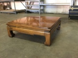 Vintage coffee table. In good condition. Measures approximately 40x40x14 inches. JRL