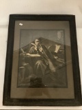 Antique framed composer print by Johnson Gordon co. of Chicago, approximately 18 x 22 inches.