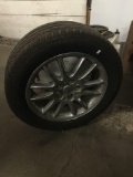 General Altimax HP tire with hubcap