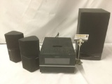 Sony Micro Hi-Fi Component System CMT-8X20i, w/one Magnavox speaker & two Bose SE-5 speakers.