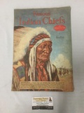 1935 Famous Indian Chiefs picture book detailing different indigenous leaders, by Ben Ely and