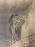 Edward S. Curtis Primitive Artist Photogravure print.