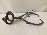 Vintage metal logging tongs