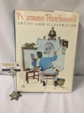 Norman Rockwell Artist and Illustrator coffee table book with prints by Thomas S. Buechner