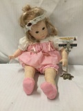 1972 SGD Vinyl doll. Signed in Vinyl by artist. Measures approximately 23x14x6 inches.