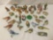 36 pieces of festive Merck Familys Old World Christmas glass ornaments w/tags, approx. 14x12x7