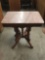 Antique marble top square kitchen table
