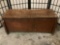 Antique hand made wooden chest/ trunk, approx 36x15x15 inches. BK