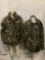 2 piece lot of camouflage outdoor gear; like new condition Ozark Trail jacket with removable liner