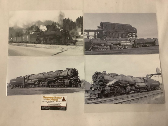 4 scarce vintage Northern Pacific railroad photographs from collection of noted Northern Pacific