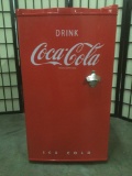 Modern NostalgiaElectrics CocaCola mini fridge No.RRF300SDBCOKE, tested and working, approx.