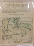 Antique 1700 engraving of map of Molucca Islands by Robert Morden.