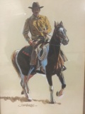 Original pastel drawing titled Paint Horse by artist Joe Hobbs. Measures approx 21x16 inches.