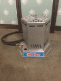 Ready Heater Hot Spot RCP25 adjustable 25000 BTU propane convection heater. Measures approx 12x12x10