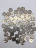 Collection of 56 Eisenhower dollars. MB