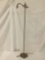 Antique metal floor lamp, tested and working, approx. 12x10x56 inches.