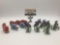 19x small metal toy cars, incl. brands Matchbox & Massey Harris.