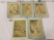 Set of five original Chinese drawings of women.