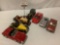 7x collectible diecast plastic and wooden car replicas Ford Thunderbird, Ferrari F50, Mercedes, more