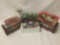 6x collectable 1:24 scale replica racing stock cars, incl. 4 NASCAR stock cars, & 2 other race cars.