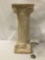 Modern ceramic pillar in the old imperial Roman style, some wear see pics, approx. 9x9x23 inches.