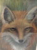 Original pastel drawing of Red Fox by Naomi Sprecht.