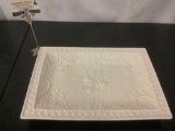 Royal Albert English buffet 17 inch tray w/ Old Country Roses design 17x12 inches