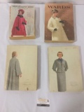 Four vintage 1950s-60s Montgomery Ward fashion catalogues, some wear but in good shape.