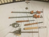 7 hand tools, 2x Pony clamps, Delta Drill Press bit, 2x Craftsmen hand tools, and more!