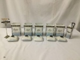 Set of 5 Victoria China Lusterware jars