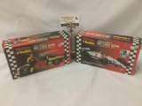 2x Texaco Havoline Die-Cast Bank 1995 Collector Series 1:24 scale replica cars.