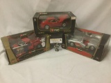 3x Italian Burgas diecast replica cars.