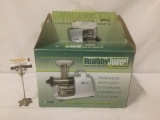 Lexen Healthy Juicer masticating type juicer No.GP62, in box, approx. 11x16.5x17 inches.