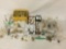 Huge lot of estate jewelry, thimbles, holiday pins, crucifix, watches, Mason pin badges, necklaces