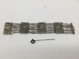 Antique bracelet and hat pin