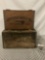 Lot of 2 Vintage/antique Anheuser-Busch Inc. (St. Louis, MO) 1876-1976 wooden beer crate